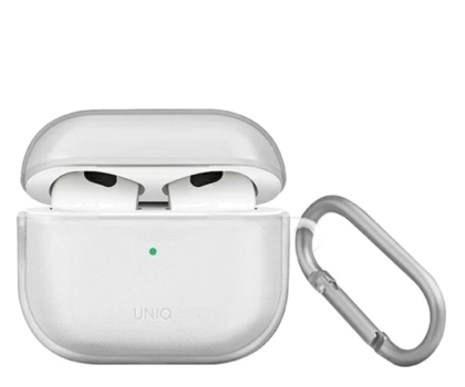 Etui na słuchawki Uniq Etui Glase do AirPods Pro 3 przezroczysty